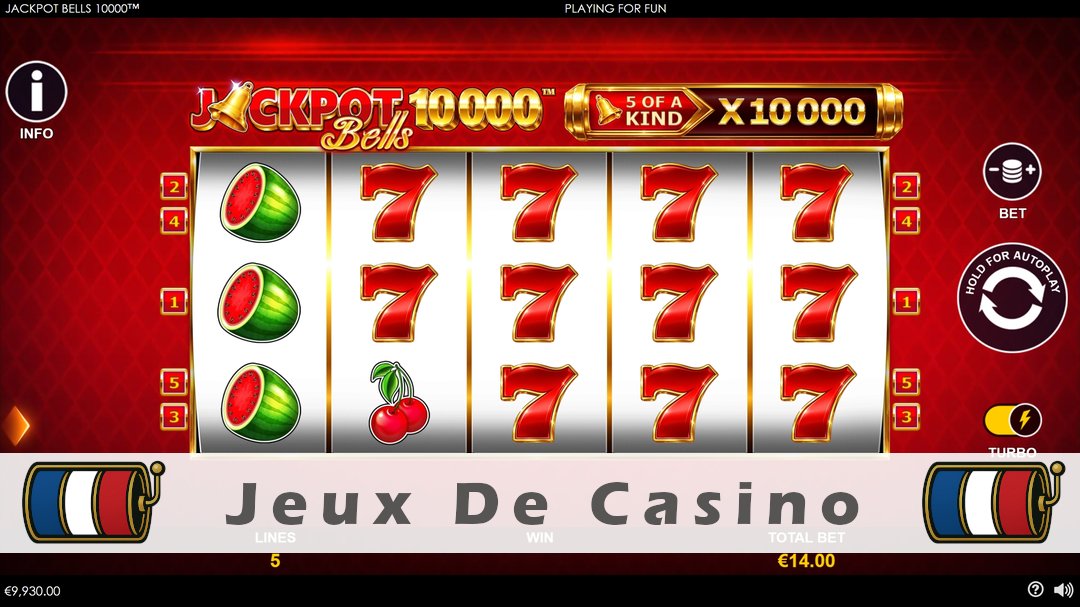 Démo de la machine à sous Jackpot Bells 10000