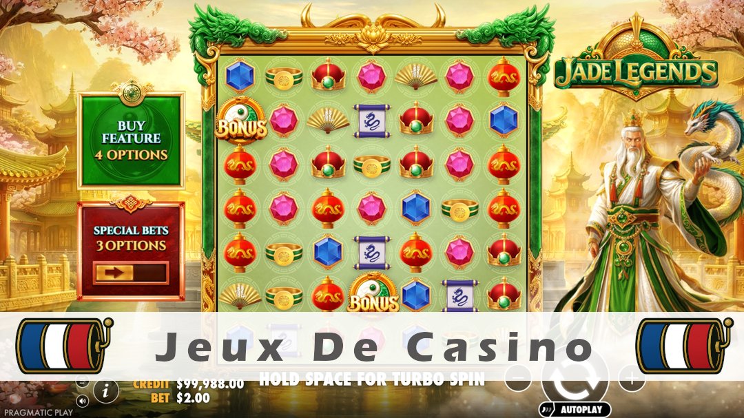Démo de la machine à sous Jade Legends