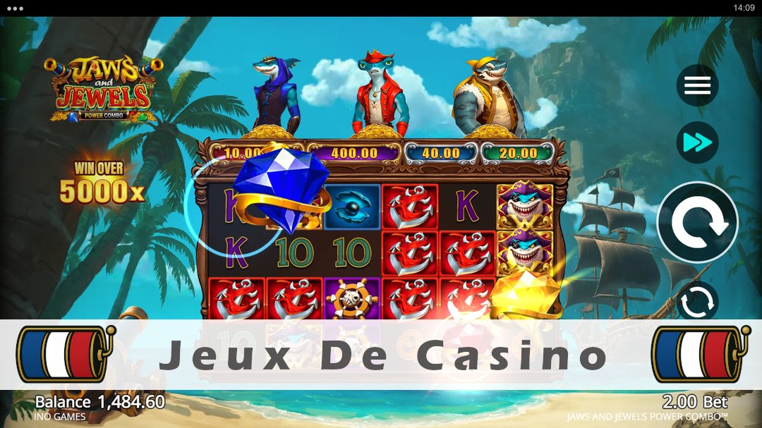 Démo de la machine à sous Jaws and Jewels Power Combo
