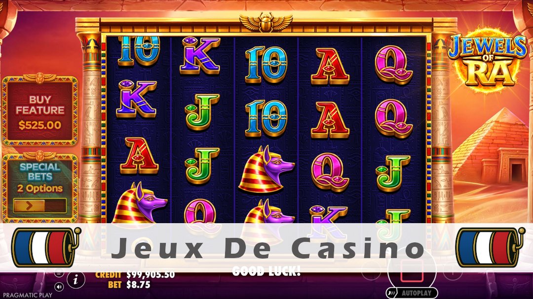 Démo de la machine à sous Jewels of Ra
