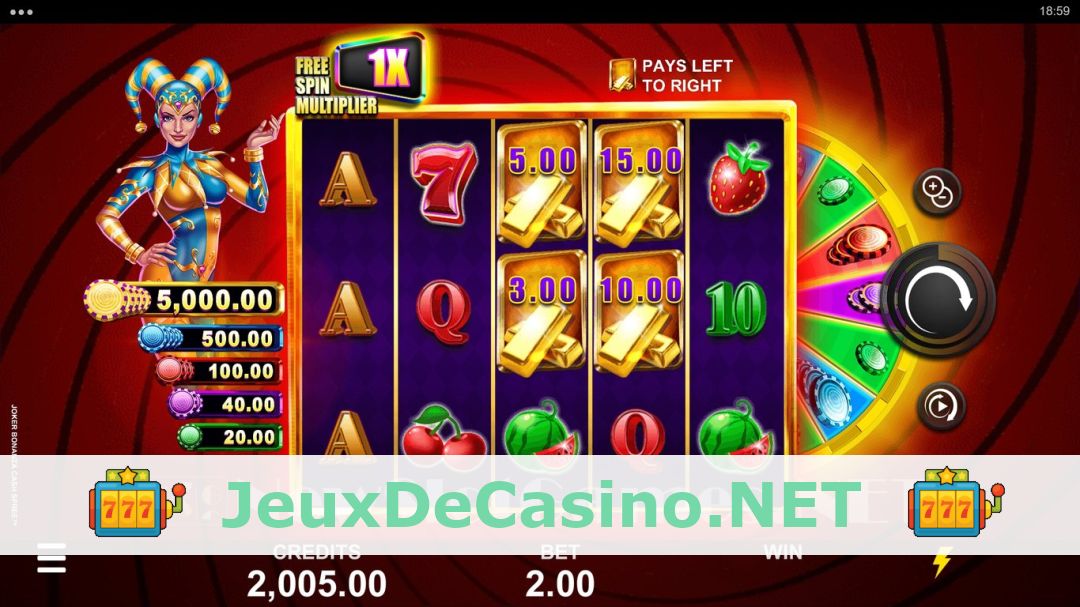 Démo de la machine à sous Joker Bonanza Cash Spree