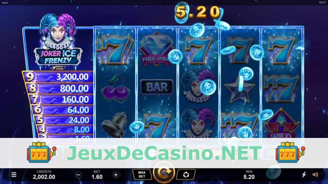 Démo de la machine à sous Joker Ice Frenzy