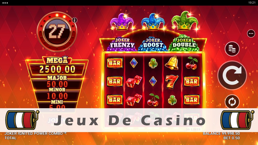 Démo de la machine à sous Joker Ignited Power Combo