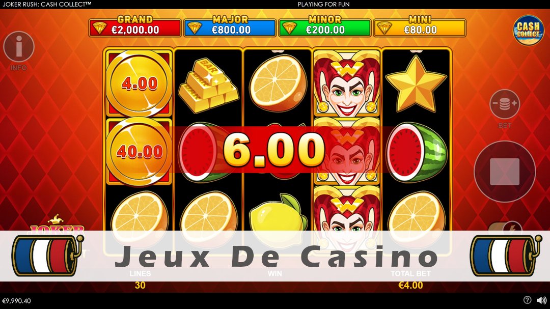 Démo de la machine à sous Joker Rush Collect Em