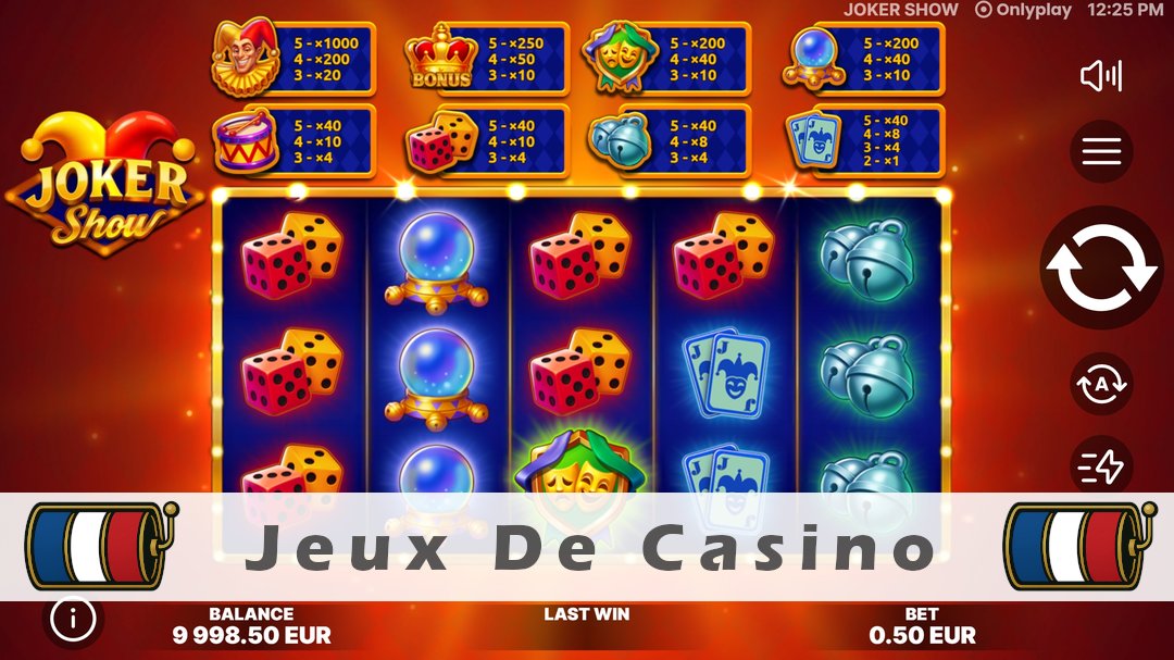 Démo de la machine à sous Joker Show