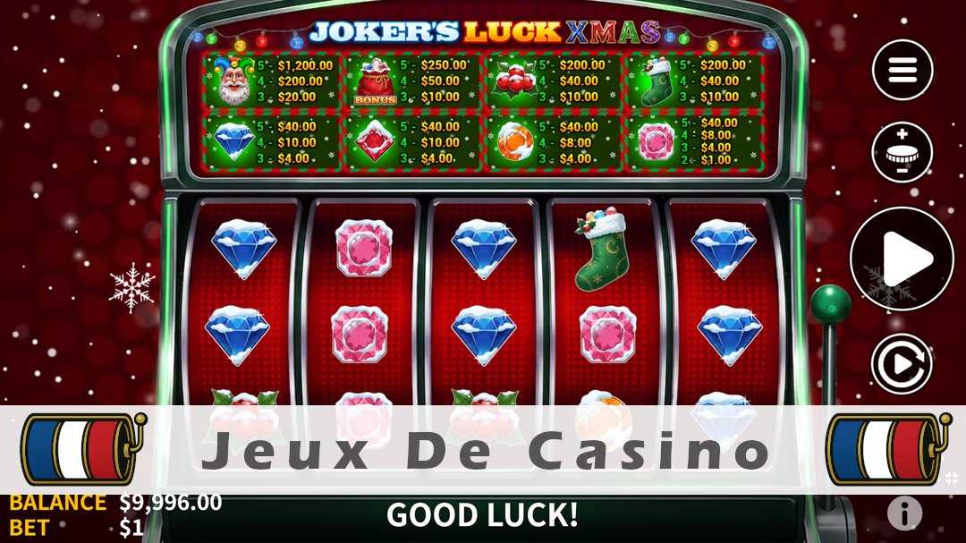 Démo de la machine à sous Jokers Luck XMAS