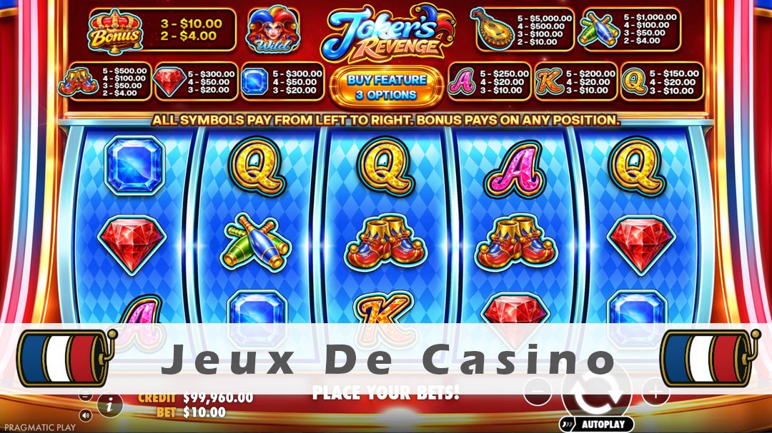 Démo de la machine à sous Jokers Revenge