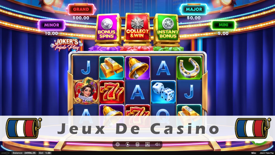 Démo de la machine à sous Jokers Triple Play