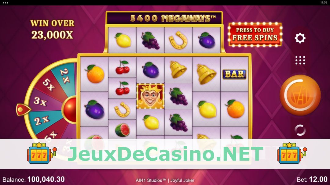 Démo de la machine à sous Joyful Joker Megaways