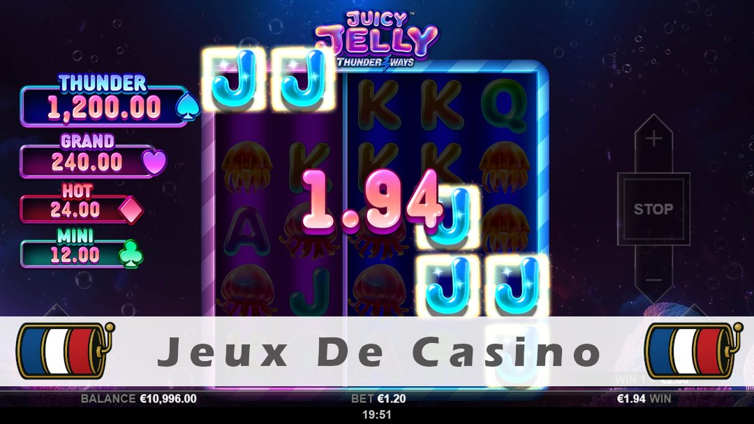 Démo de la machine à sous Juicy Jelly Thunder Ways