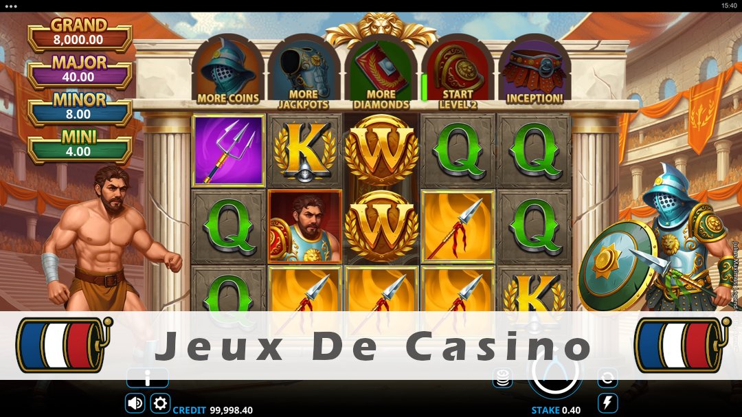 Démo de la machine à sous Julius Maximus Legend of the Arena