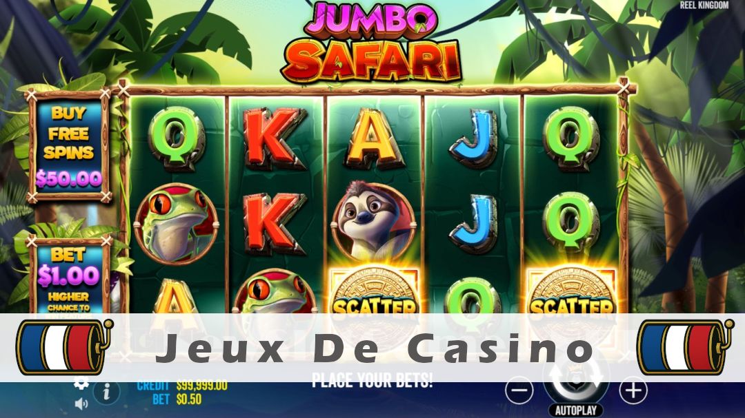 Démo de la machine à sous Jumbo Safari