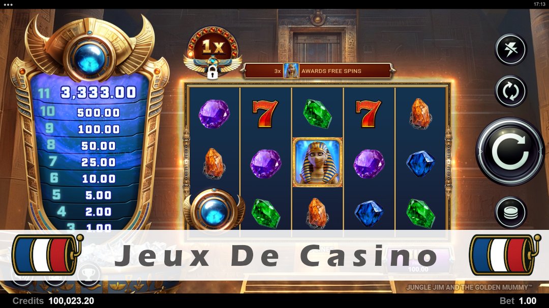 Démo de la machine à sous Jungle Jim and the Golden Mummy