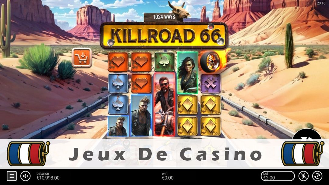 Démo de la machine à sous Killroad 66