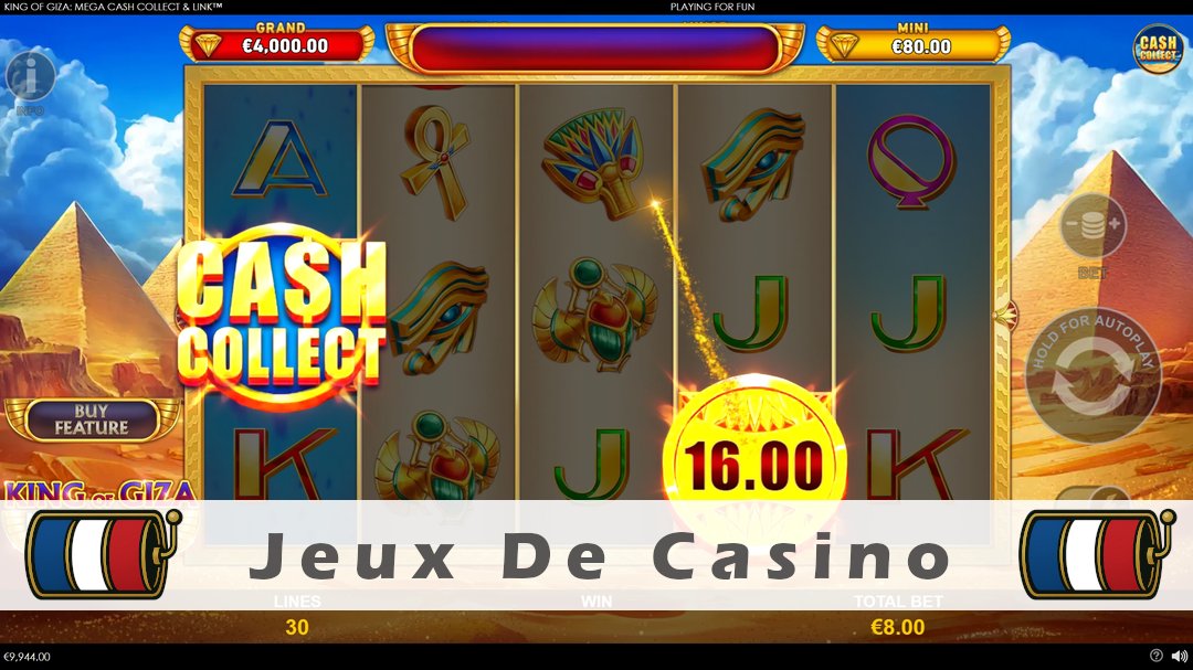 Démo de la machine à sous King of Giza Mega Cash Collect & Link