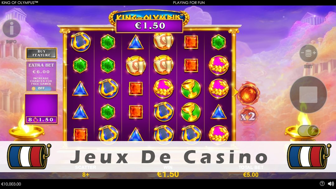 Démo de la machine à sous King of Olympus