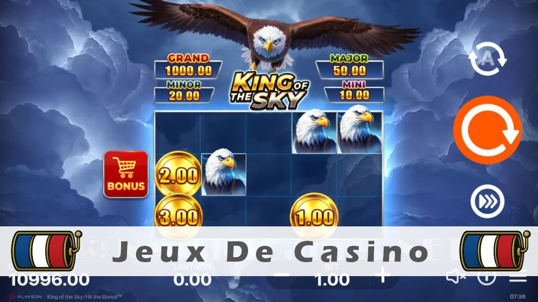 Démo de la machine à sous King of the Sky Hit the Bonus
