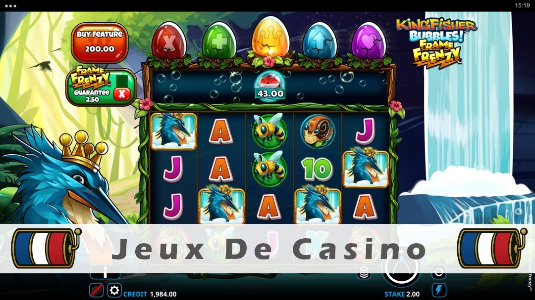 Démo de la machine à sous Kingfisher Bubbles Frame Frenzy