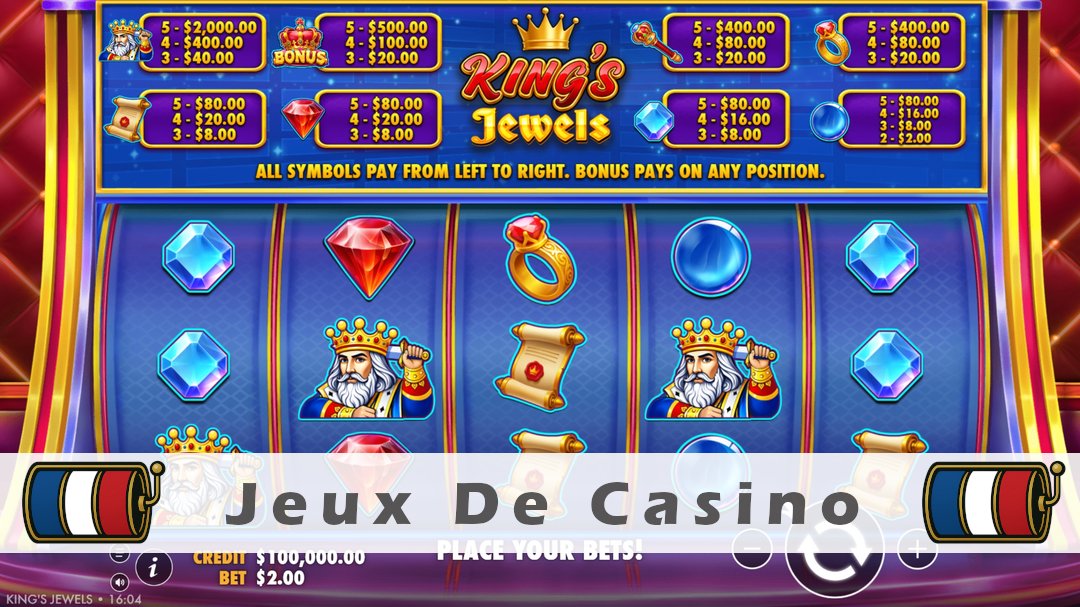 Démo de la machine à sous Kings Jewels