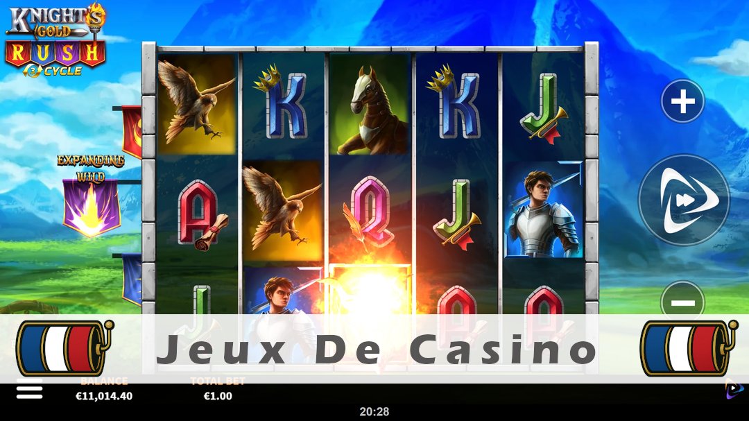 Démo de la machine à sous Knights Gold Rush 3 Cycle