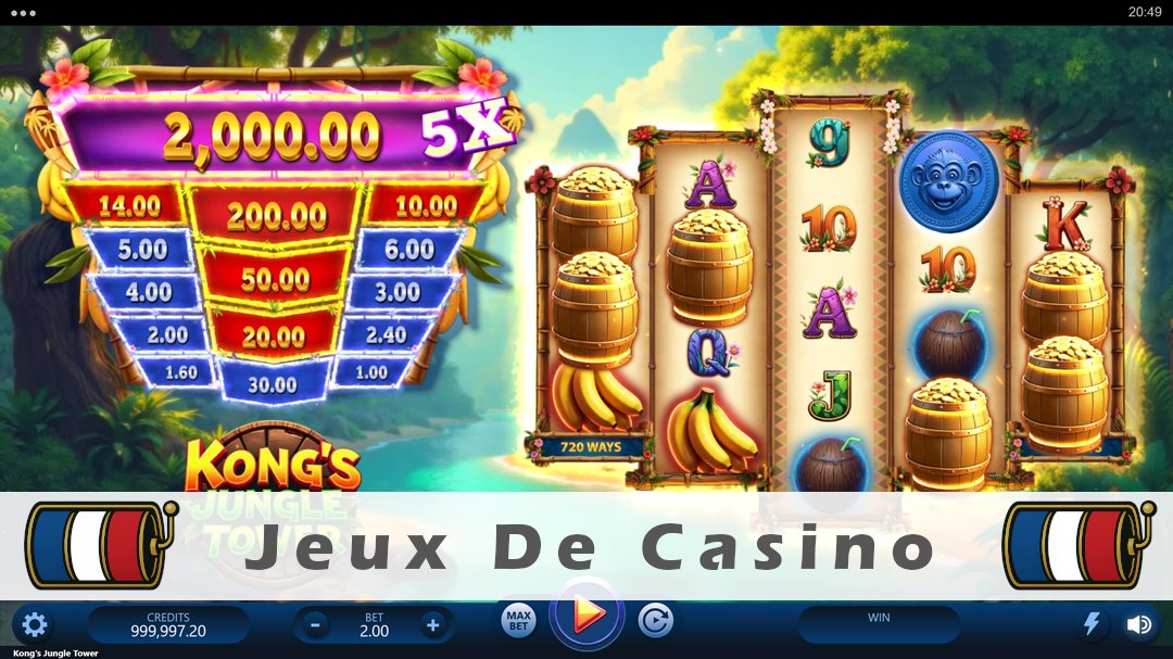 Démo de la machine à sous Kongs Jungle Tower