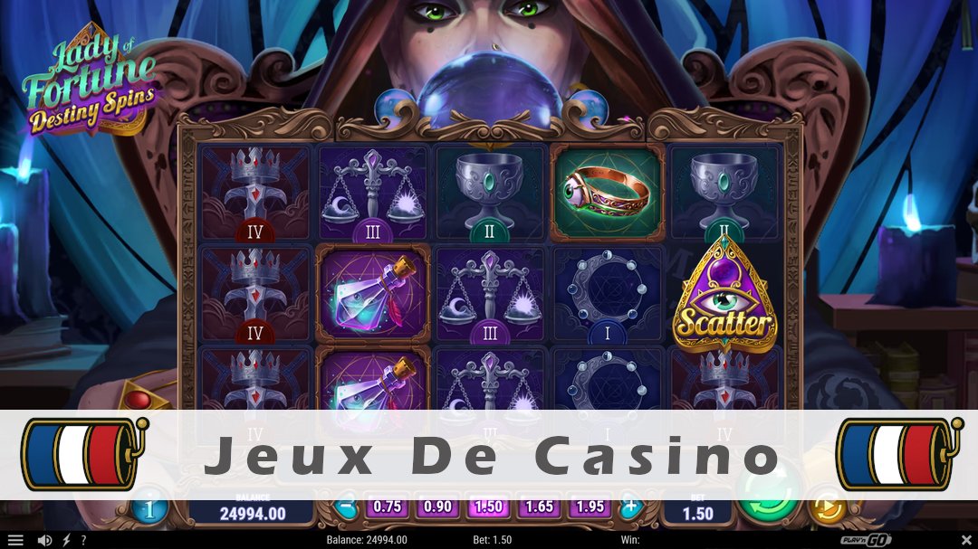 Démo de la machine à sous Lady of Fortune Destiny Spins