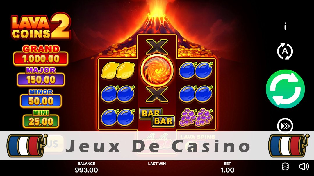 Démo de la machine à sous Lava Coins 2