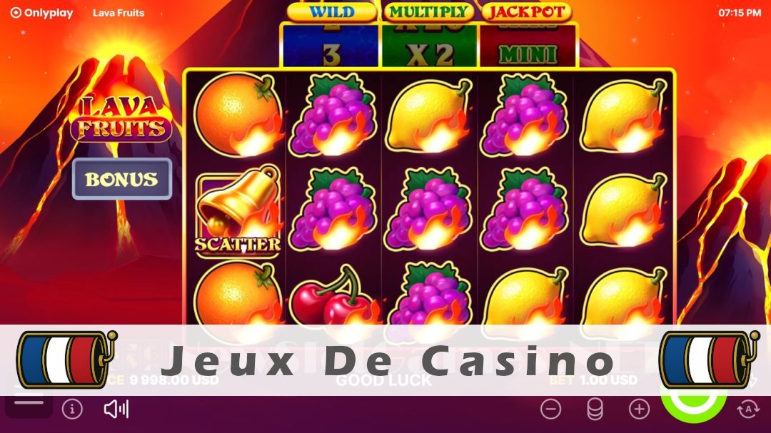 Démo de la machine à sous Lava Fruits