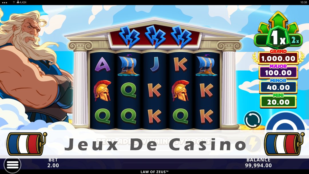 Démo de la machine à sous Law of Zeus