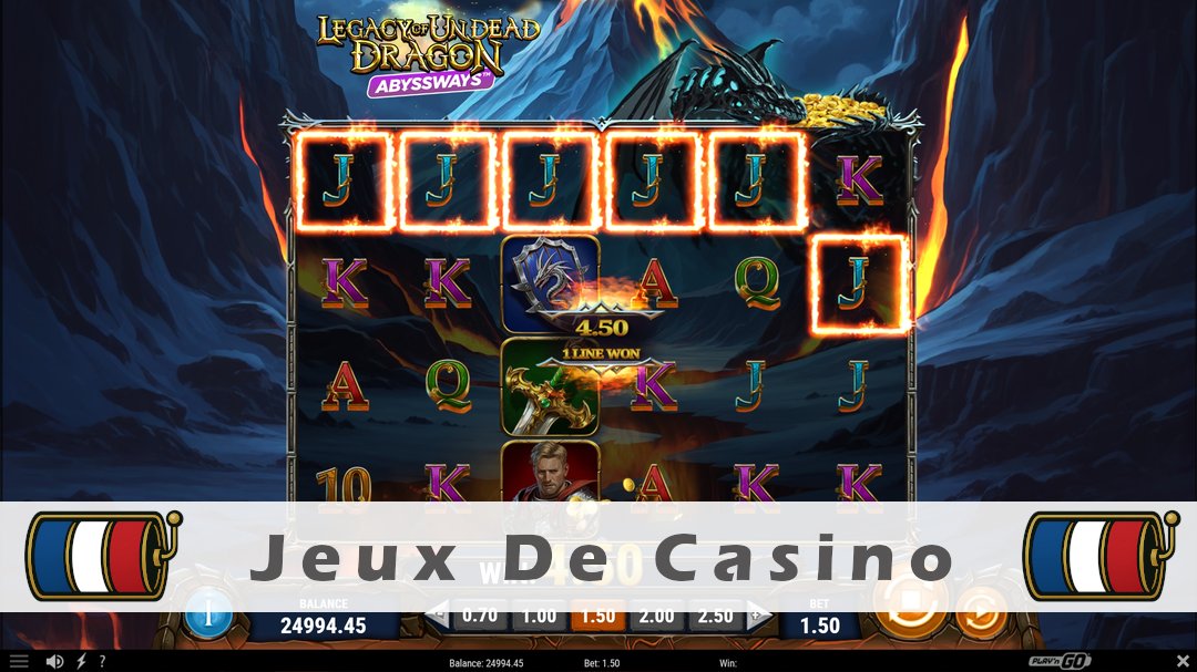 Démo de la machine à sous Legacy of Undead Dragon Abyssways