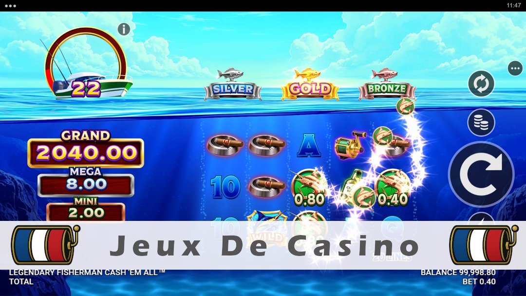 Démo de la machine à sous Legendary Fisherman Cash Em All