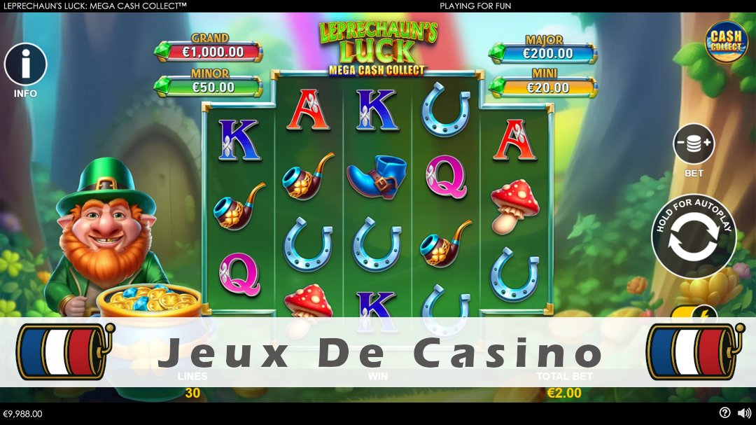 Démo de la machine à sous Leprechauns Luck Mega Cash Collect
