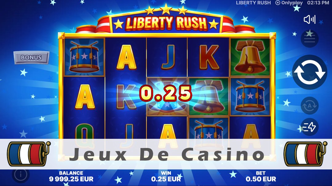 Démo de la machine à sous Liberty Rush