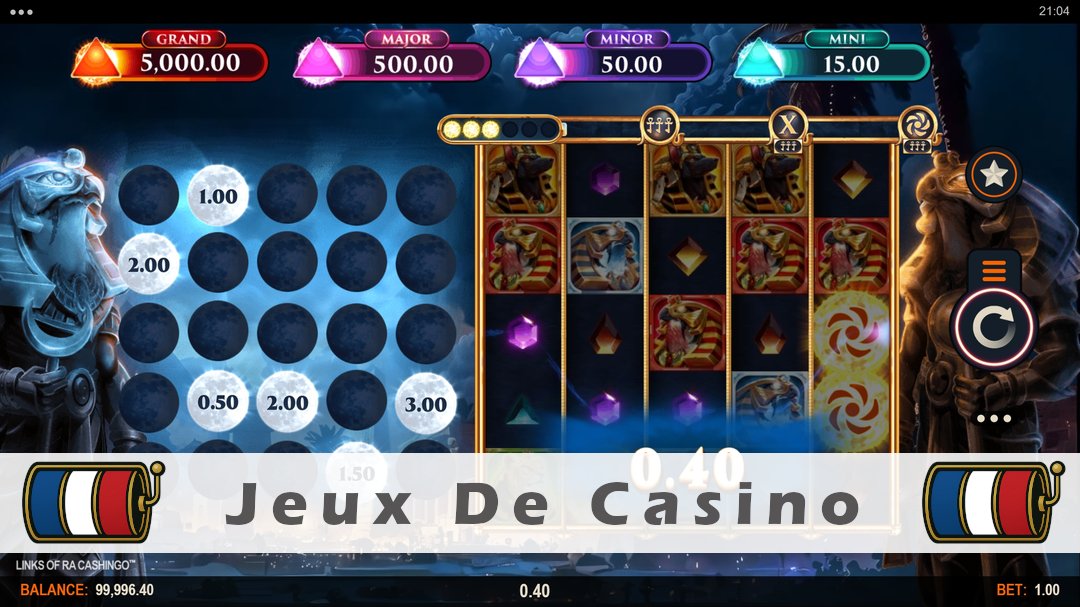 Démo de la machine à sous Links of Ra Cashingo