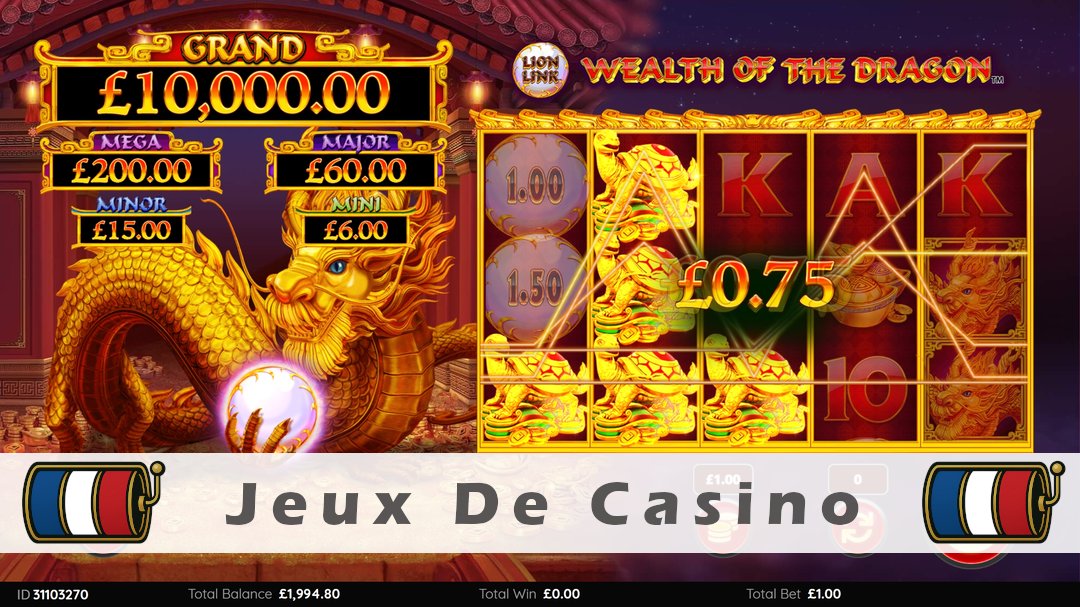 Démo de la machine à sous Lion Link Wealth of the Dragon