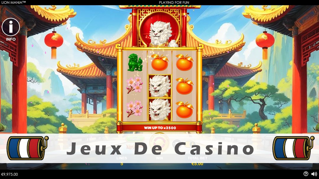 Démo de la machine à sous Lion Mania