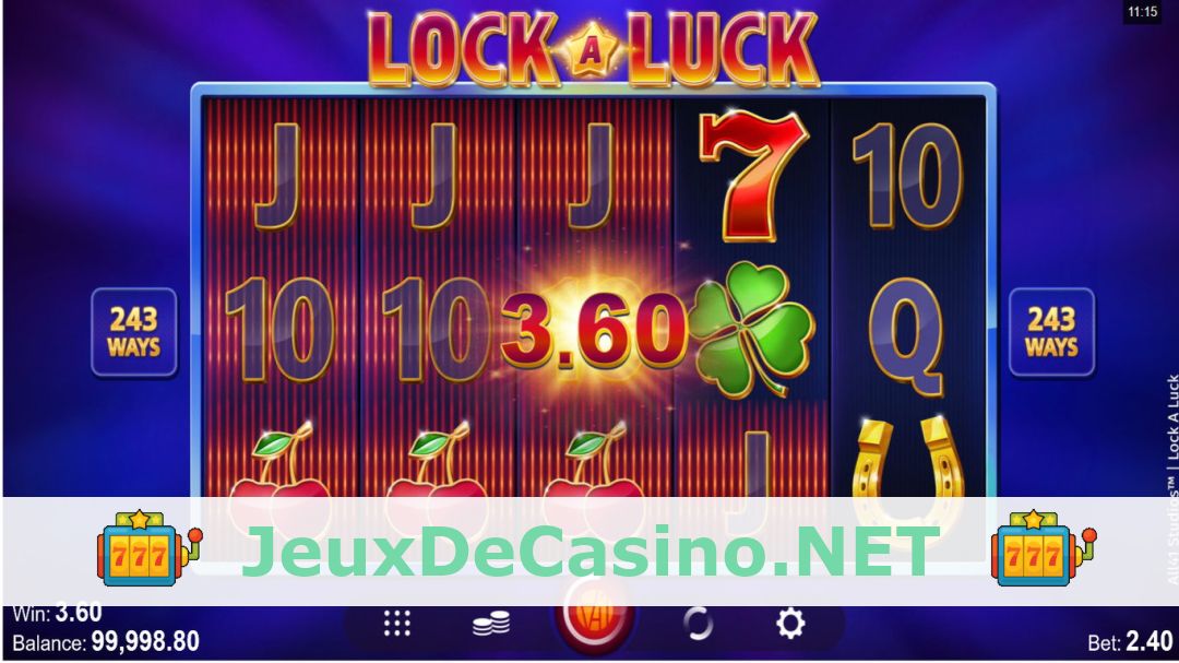 Démo de la machine à sous Lock A Luck