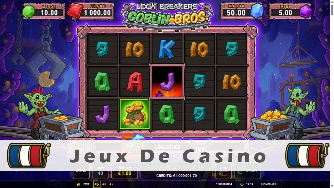 Démo de la machine à sous Lock Breakers - Goblin Bros