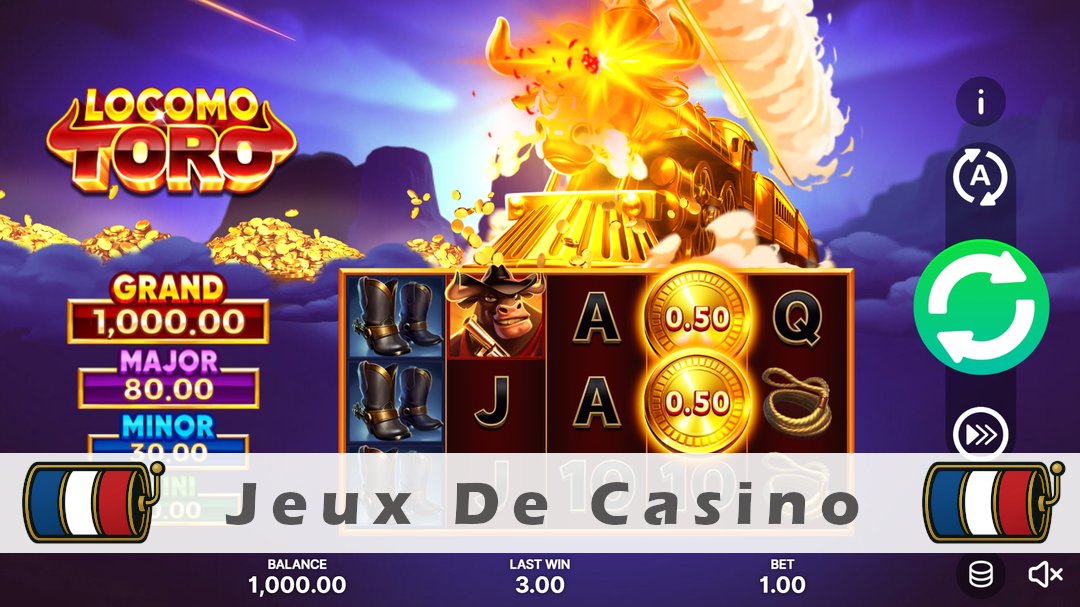Démo de la machine à sous Locomotoro
