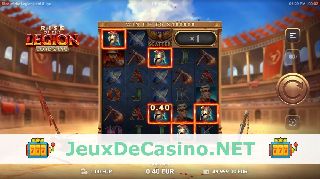 Démo de la machine à sous Lord & Lyu Rise of the Legion