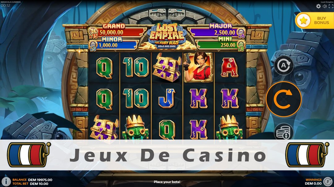 Démo de la machine à sous Lost Empire