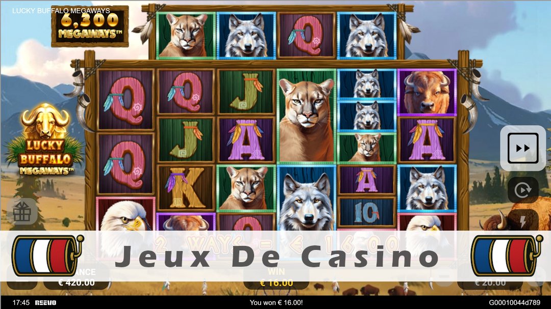 Démo de la machine à sous Lucky Buffalo Megaways