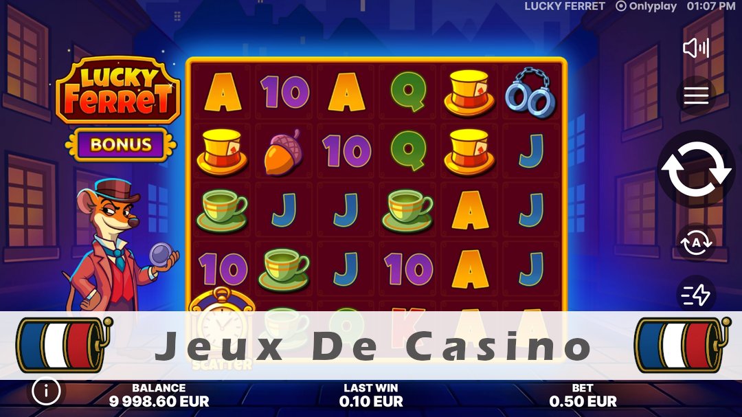 Démo de la machine à sous Lucky Ferret