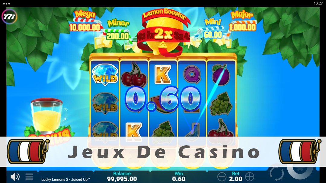 Démo de la machine à sous Lucky Lemons 2 - Juiced Up
