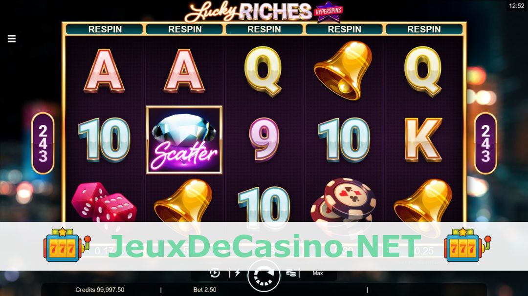 Démo de la machine à sous Lucky Riches Hyperspins