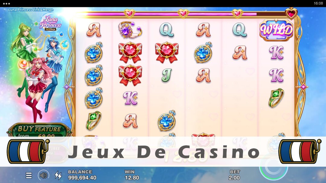 Démo de la machine à sous Luna Princess Link&Merge