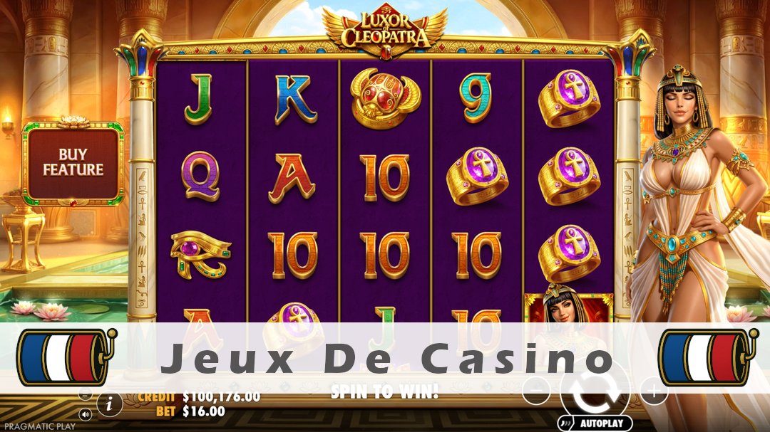Démo de la machine à sous Luxor of Cleopatra