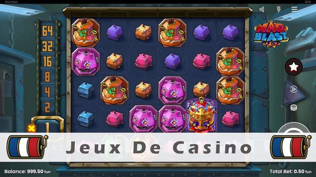 Démo de la machine à sous Mad Blast