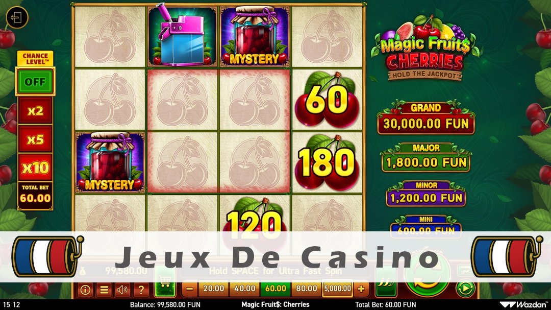 Démo de la machine à sous Magic Fruit$ Cherries