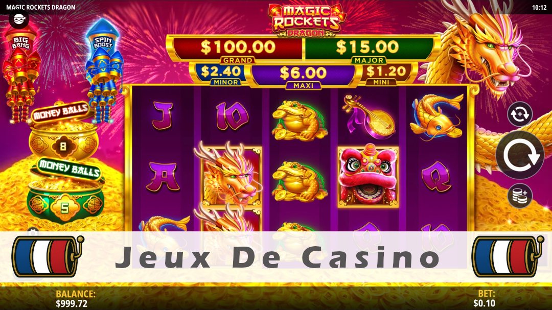 Démo de la machine à sous Magic Rockets Dragon